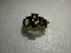 lot 107 image: SMOKEY QUARTZ RING SIZE 9