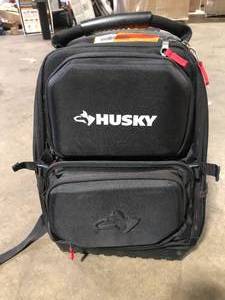 lot 2 image: Husky Heavy Duty PRO Tool Backpack  Customer Returns See Pictures