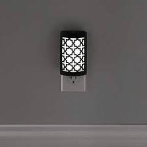 lot 16 image: Lot of  Touch to Dim Dimmable Soft White Plug-In LED Black Night Light Customer Returns See Pictures