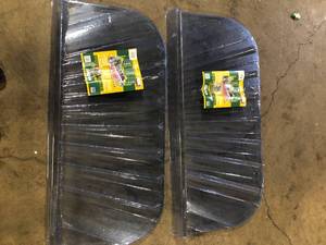 lot 18 image: Lot of MacCourt 48 in. x 4 in. Polyethylene Elongated Low Profile Window Well Cover Customer Returns See Pictures