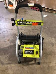 lot 35 image: Ryobi 2000 PSI Pressure Washer Missing Pieces Customer Returns See Pictures