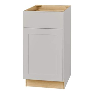 lot 15 image: 3 - Hampton Bay Avondale 18 in. W x 24 in. D x 34.5 in. H Ready to Assemble Plywood Shaker Base Kitchen Cabinet in Dove Gray