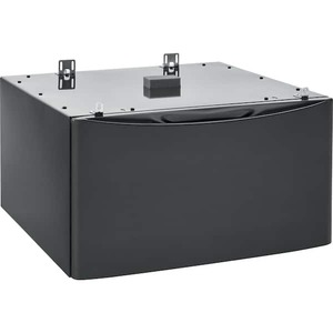 lot 39 image: Electrolux 15 in. Laundry Pedestal with Storage Drawer in Titanium
