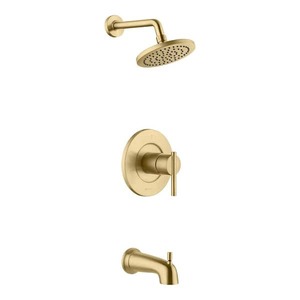 lot 67 image: Glacier Bay Dorind Single-Handle 1-Spray Tub and Shower Faucet 1.8 GPM in Matte Gold (Valve Included)