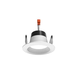 lot 71 image: 6 - Contractor Select 4RLD 4 in. 2700K 600 Lumens Integrated LED White Recessed Light Trim with Retrofit