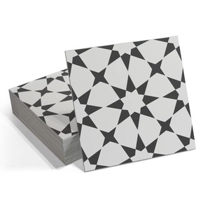 lot 118 image: sunwings Patterned White 9 in. x 9 in. Marrakech SPC Peel and Stick Backsplash Wall and Floor Tile (48-Pack)