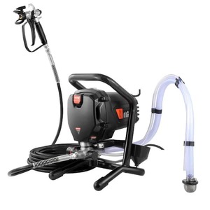 lot 121 image: VEVOR Stand Airless Paint Sprayer, 750-Watt 3000PSI High Efficiency Electric Airless Sprayer, Fine and Even Painting Effect