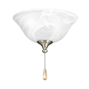 lot 151 image: 2 - Progress Lighting Fan Light Kits Collection 2-Light Unfinished Ceiling Fan Light Kit
