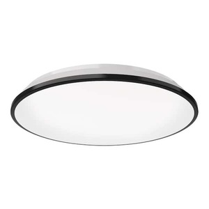 lot 177 image: 5 - KUZCO Brook 15 in. 1-Light 30-Watt Black Integrated LED Flush Mount