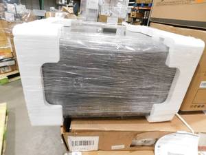 lot 40 image: Electrolux 15 in. Laundry Pedestal with Storage Drawer in Titanium