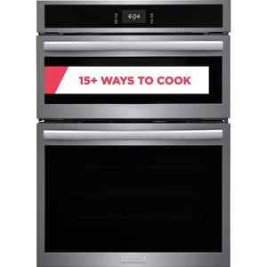 lot 197 image: Frigidaire Gallery 30 in. Electric Built-In Wall Oven and Microwave Combination w Total Convection, Smudge-Proof Stainless Steel