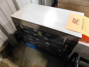 lot 187 image: 12 x 24 Gray Ceramic Tile ( 80 Sqft)