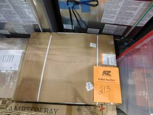 lot 213 image: MILLS PRIDE Richmond Verona White Plywood Shaker Stock Ready to Assemble Wall Kitchen Cabinet Soft Close 24 in W x 12 in D x 30 in H
