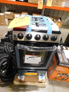 lot 232 image: Summit Appliance 20 in. 2.3 cu. ft. Gas Range in Stainless Steel