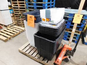 lot 246 image: Assorted Lot fo Storage Totes