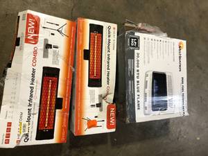 lot 22 image: Lot of Assorted Heaters Various Models and Conditions  Customer Returns See Pictures
