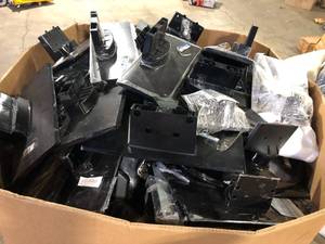 lot 23 image: Gaylord of assorted TV Stands various models brands and conditions Customer Returns See Pictures