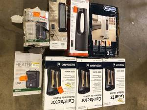 lot 29 image: Lot of  Assorted Heaters Various Models and Conditions Customer Returns See Pictures
