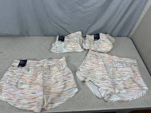 lot 153 image: 4 New Pairs of Dicks Sporting Goods Lightweight Shorts - UV, Moisture Wicking - Size S - $100 retail