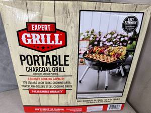 lot 201 image: Brand New Portable Charcoal Grill