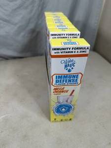 lot 235 image: 8 Boxes of Water Magic Immune Defense Flavor Straws - Mega Orange Flavor