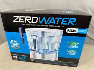 lot 13 image: New Zero Water 5 Stage Water Filter Dispenser with Meter