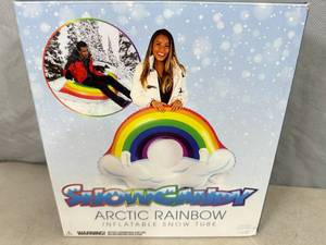 lot 20 image: New Artic Rainbow Inflatable Snow Tube