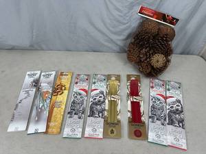 lot 38 image: New Incense, Holders, & Scented Pinecones