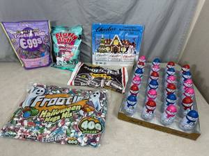 lot 40 image: Large Lot of Assorted Candy - Lindt Chocolate, Tootsie Rolls, Eggs, and More