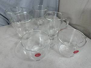 lot 78 image: 6 New Bodum Double Wall Insulated Coffee  Tea Glasses