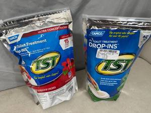 lot 117 image: 2 New Bags of TST Camper  RV Toilet Tank Treatments