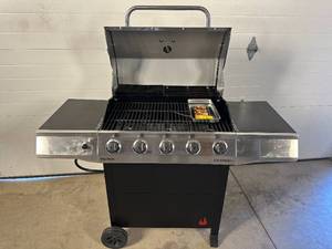 New Char-Broil 5 Burner Stainless Steel Gas Grill