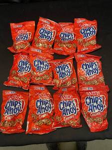 lot 13 image: C1 - Lot of 12 Mini Chips Ahoy Chewy Cookie Bags, 2 oz Each
