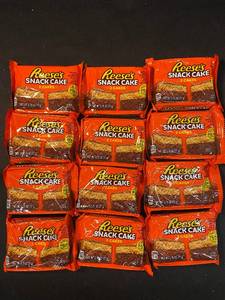 lot 22 image: L1 - Collection of 12 Packs Reeses Snack Cake - 2 Cakes per Pack