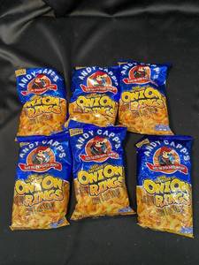 lot 49 image: T1 - Set of 5 Packages of Andy Capps Beer Battered Onion Rings