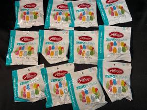 lot 50 image: V1 - 10 Bags of Albanese Zero Sugar Gummi Bears