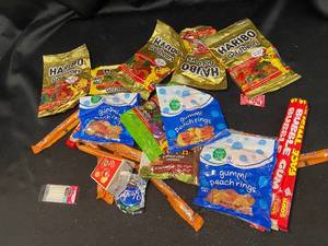 lot 61 image: V1 - Assorted Candy and Gummy Snack Lot
