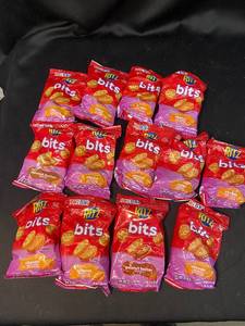 lot 68 image: X1 - Lot of 10 RITZ Bits Snack Packs - Cheese & Peanut Butter Flavors