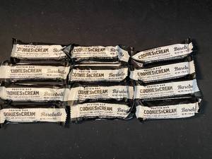 lot 174 image: Q1 - Set of 11 Barebells Cookies & Cream Protein Bars