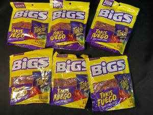 lot 191 image: B2 - Set of 6 Bigs Takis Fuego Sunflower Seeds