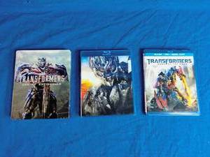 lot 47 image: Transformer Series Blue Ray DVDs - You Cant Find These On Netflix