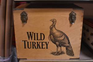 lot 20 image: Wood Wild Turkey Box