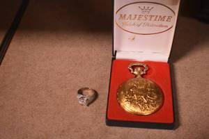lot 34 image: Pocket Watch and Ring