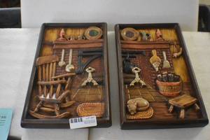 lot 41 image: Ceramic Wall Plaques