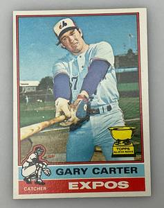 lot 11 image: 1976 Topps # 441 Gary Carter Card