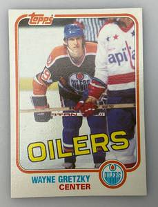 lot 16 image: 1981 TOPPS # 16 Wayne Gretzky Card