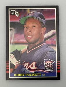 lot 47 image: 1984 Donruss # 438 KIRBY PUCKETT Rookie Card