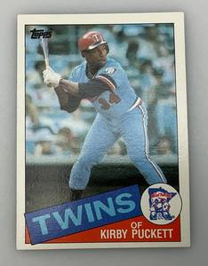 lot 53 image: 1985 Topps # 536 KIRBY PUCKETT Rookie Card
