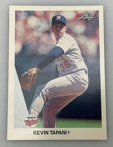 lot 58 image: 1990 Leaf # 269 Kevin Tarpani Rookie Card
