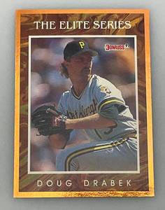 lot 73 image: 1990 Donruss The Elite Series 0426710,000 Doug Drabek Baseball Card